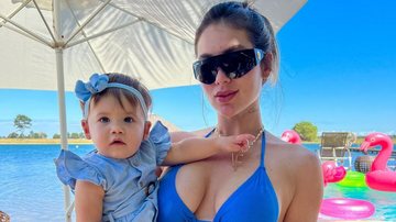 Grávida pela segunda vez, Virginia Fonseca curte piscina com filha mais velha - Reprodução/Instagram