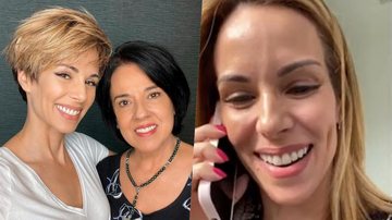 Ana Furtado improvisa encontro com a mãe no 'Dia das Mães' após contrair Covid-19 - Foto/Instagram