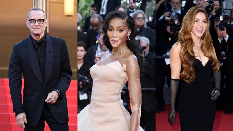 Tom Hanks, Winnie Harlow e Shakira esbanjaram estilo em Cannes - Fotos: Getty Images