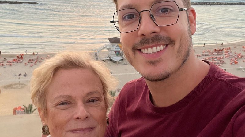 Fabio Porchat leva avó para conhecer Israel: "Prometi que traria ela" - Reprodução/Instagram