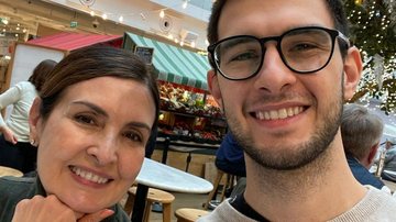 Fátima Bernardes relembra abraço especial que deu no filho, Vinicius - Reprodução/Instagram