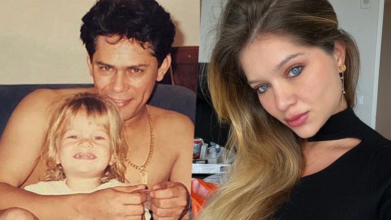 Grávida do primeiro filho, filha do cantor Leandro exibe barrigão de oito meses - Foto/Instagram