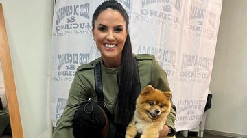 Graciele Lacerda leva cachorrinhas para show de Zezé - Reprodução/Instagram