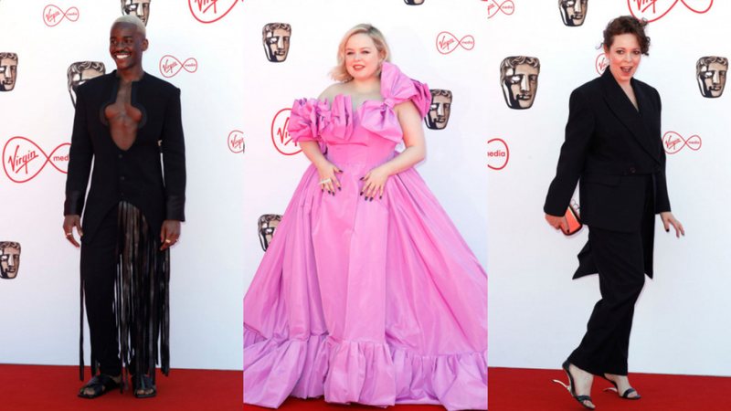 Ncuti Gatwa, Nicola Coughlan e Olivia Colman foram alguns dos destaques no tapete vermelho do BAFTA TV 2022 - Fotos: Getty Images