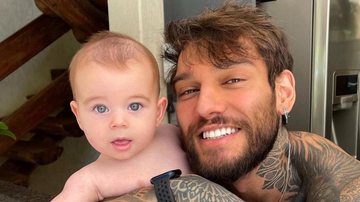 Lucas Lucco curtiu um dia inteiro com o filho e dividiu algumas fotos - Reprodução/Instagram