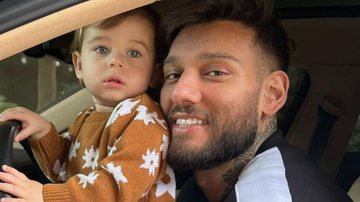 Lucas Lucco é flagrando dormindo coladinho com o filho, Luca e encanta - Reprodução/Instagram