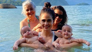 Nanda Costa posta clique da mãe com as netas e agradece - Reprodução/Instagram