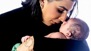 Pepita encanta ao mostrar ensaio newborn do filho, Lucca Antônio, ainda com 12 dias - Foto/Instagram