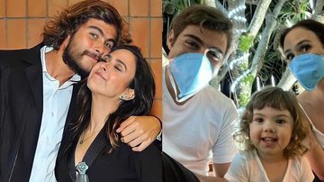 Rafa Vitti baba pela beleza e fofura da esposa, Tata Werneck, e a filha, Clara Maria - Reprodução/Instagram