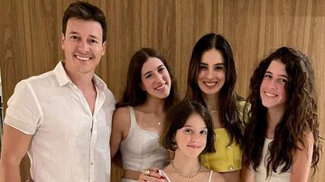 Rodrigo Faro e Vera Viel com as filhas - Reprodução/Instagram