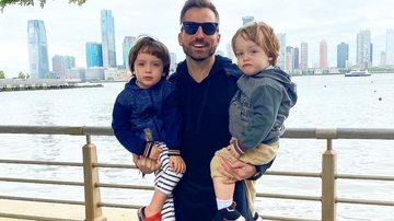 Em Nova York, Thales Bretas passeia de barco com os filhos: "Tanto amor" - Reprodução/Instagram