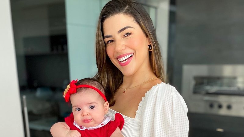 Vivian Amorim fantasia a filha de onça para comemorar mesversário - Reprodução/Instagram