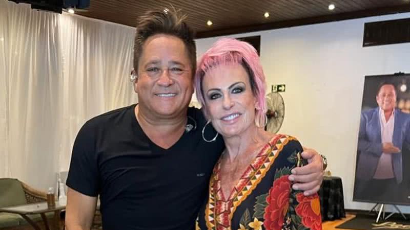 Ana Maria Braga curte noite de show com Leonardo e Poliana Rocha - Reprodução/Instagram