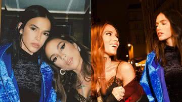 Anitta e Bruna Marquezine se encontram em Paris e cantora faz declaração - Reprodução/Instagram