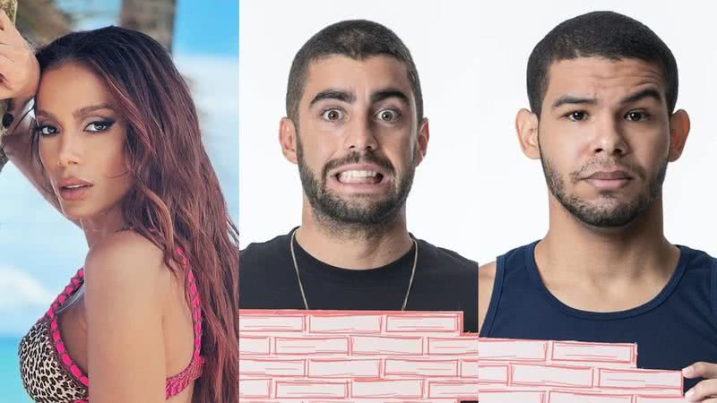 Anitta pede pela permanência do ex, Pedro Scooby, e Gustavo no BBB 22 - Reprodução/Instagram/Globo
