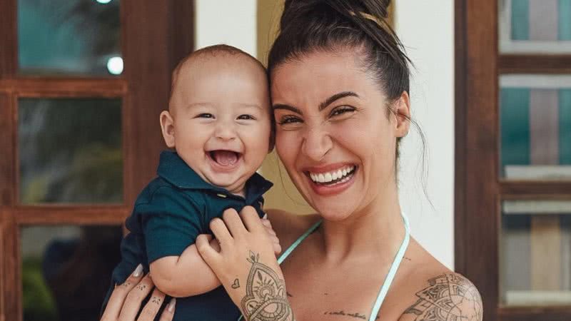 Bianca Andrade e o filho, Cris - Reprodução/Instagram