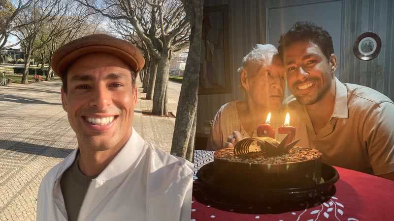 Cauã Reymond celebra aniversário de sua avó com registros feitos pela filha, Sofia - Foto/Instagram