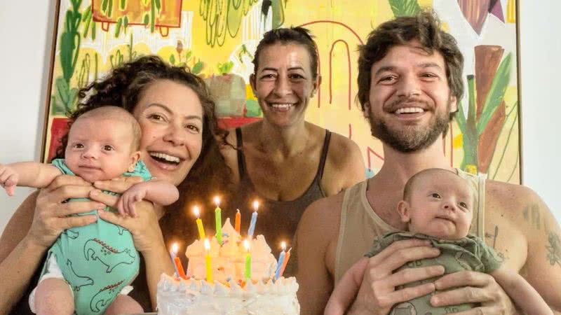 Fabiula Nascimento e Emilio Dantas preparam festinha para os 2 meses dos filhos - Reprodução/Instagram