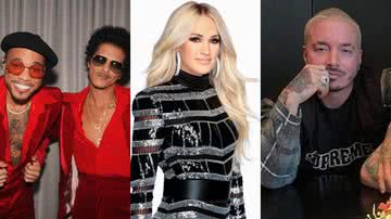Silk Sonic, J Balvin e Carrie Underwood vão se apresentar no Grammy Awards 2022 - Reprodução/Instagram/Chris Haston/NBC