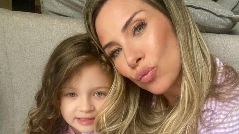 Filha de Lizi Benites sofre acidente e leva pontos na cabeça: ''Levei um susto'' - Reprodução/Instagram