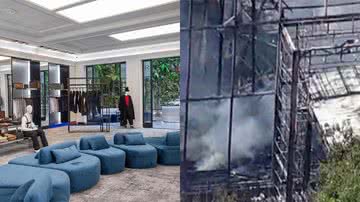 Cenário da loja Rhodes da novela Todas as Flores pegou fogo - Foto: Reprodução / TV Globo