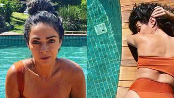 Claudia Ohana impressiona com corpaço na piscina - Reprodução/Instagram