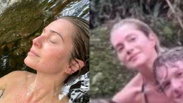 Leticia Spiller aproveita banho de rio com os filhos - Foto: Reprodução / Instagram