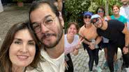 William Bonner, Fátima Bernardes e parceiros caminham juntos no Rio - Reprodução/Instagram