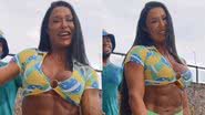 Gracyanne Barbosa dança para comemorar vitória do Brasil - Reprodução/Instagram