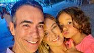 Ticiane Pinheiro e Cesar Tralli curtiram os dias de praia com a filha, Manuella - Foto: Reprodução/Instagram