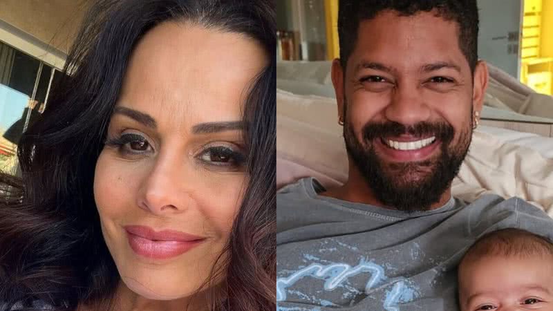 Viviane Araújo encanta ao mostrar o marido com o filho sorrindo - Reprodução/Instagram