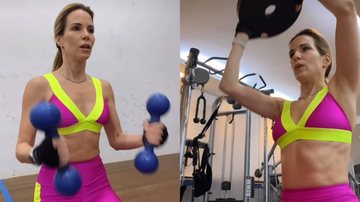 Ana Furtado chama a atenção ao treinar de look neon - Reprodução/Instagram