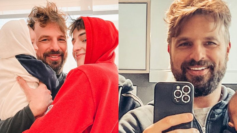 Cássio Reis posta nova foto com os filhos e tamanho do mais velho surpreende - Reprodução/Instagram