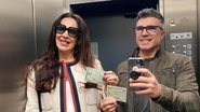 Claudia Raia posa com Jarbas Homem de Mello após votar - Reprodução/Instagram