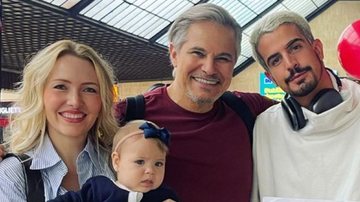 Edson Celulari recebe o filho na Itália com festa no aeroporto - Reprodução/Instagram