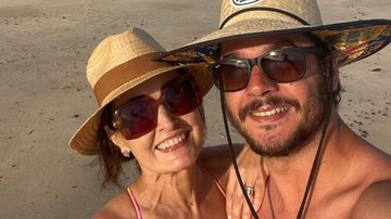 Fátima Bernardes curte dia de praia com o namorado - Reprodução/Instagram