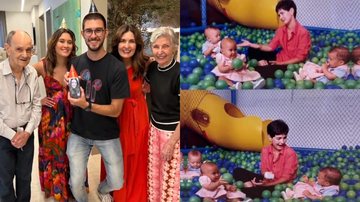 Fátima Bernardes comemora aniversário dos três filhos - Reprodução/Instagram