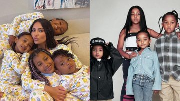 Kim Kardashian compartilhou fotos de seus filhos - Reprodução: Instagram