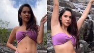 Gizelly Bicalho ostenta corpaço na cachoeira - Reprodução/Instagram