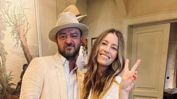 Casados há 10 anos atrás na Itália, Jessica Biel e Justin Timberlake arrasaram com look para renovação de votos - Foto: Reprodução / Instagram