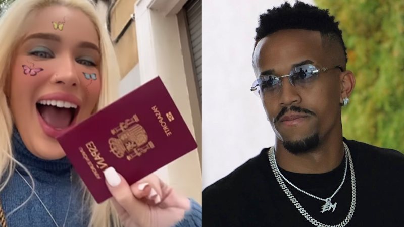 Karoline Lima celebra emissão do passaporte da filha com Éder Militão - Reprodução/Instagram