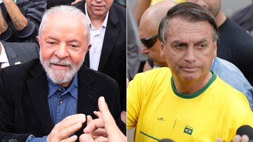 Luiz Inácio Lula da Silva e Jair Bolsonaro - Fotos: Getty Images