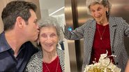 Celso Portiolli comemora aniversário de 96 anos da mãe com festa - Reprodução/Instagram