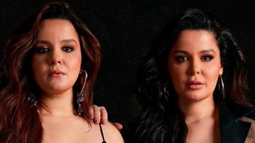 Maiara e Maraisa com looks pretos gravação de DVD Identidade - Reprodução/Instagram