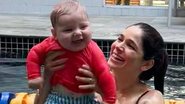 Sabrina Petraglia mostra primeira aula de natação do filho caçula - Reprodução/Instagram