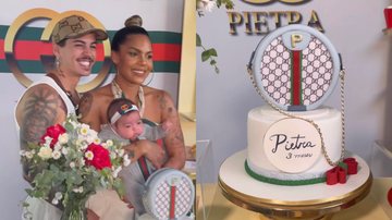 Tays Reis e Biel comemoram três meses da filha, Pietra, com festa temática - Reprodução/Instagram