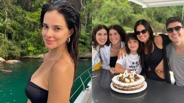 Vera Viel celebra aniversário de 47 anos em barco com a família - Reprodução/Instagram
