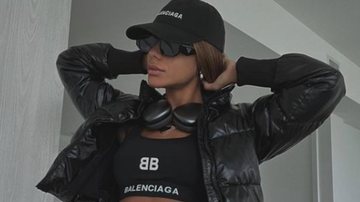 Brunna Gonçalves apostou em "aerolook" all-black - Reprodução: Instagram