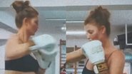 Cintia Dicker exibe barrigão durante treino de luta - Reprodução/Instagram