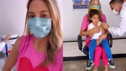 Ticiane Pinheiro leva a filha para tomar vacina e pequena surpreende com reação - Reprodução/Instagram